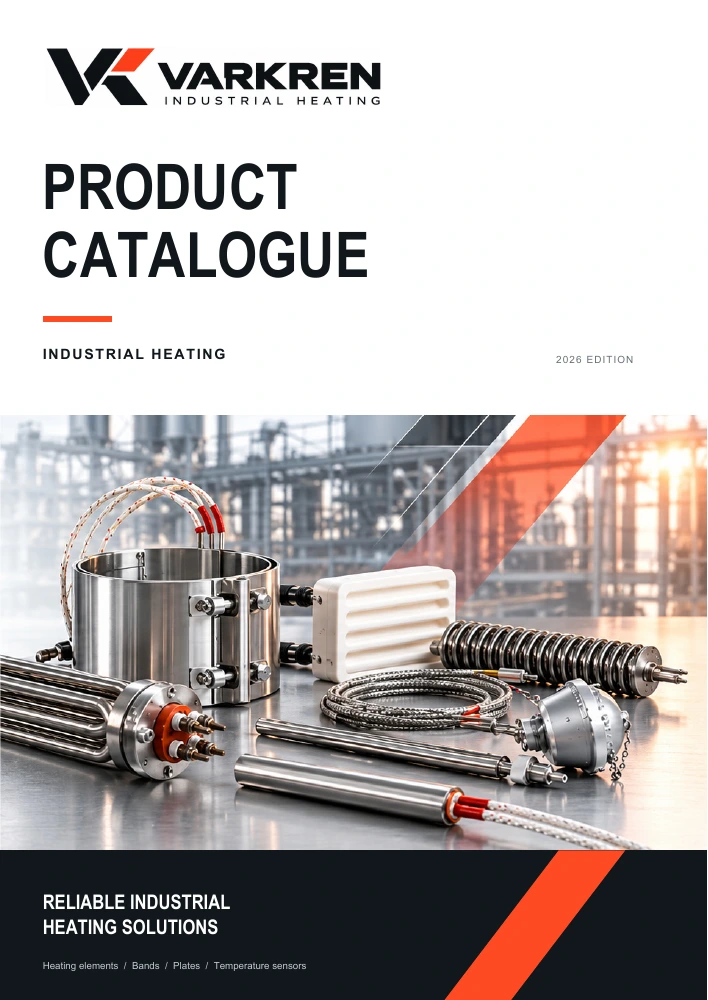 Varkren Industrial Heating 2026 product catalogue cover